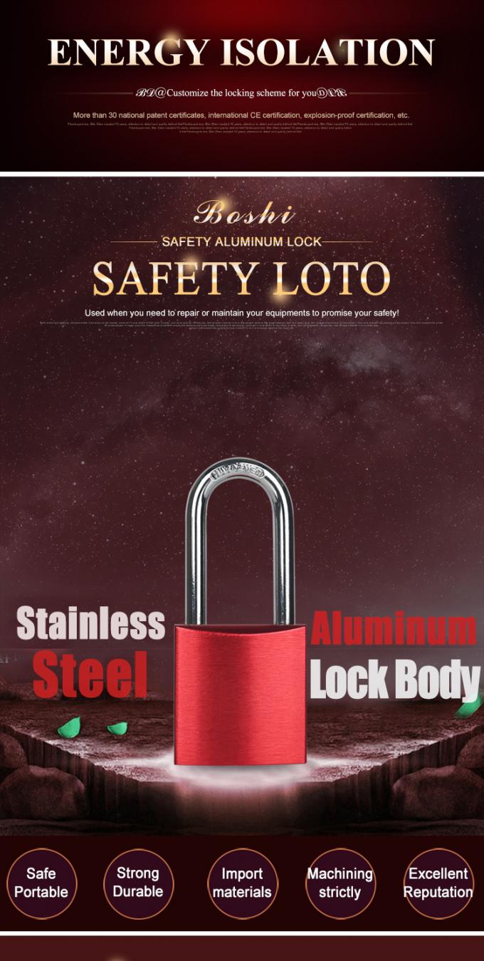 アルミニウム安全南京錠BD-A01のセリウムの証明のLotoプロダクト