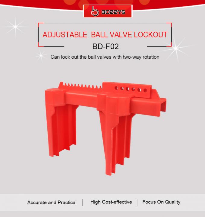 BOSHIの産業安全PP材料の調節可能なゲート弁閉鎖キット