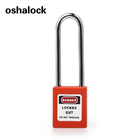76MM Steel Long Shackle Plastic lockout Keyed Alike Industrial Safety Padlocks