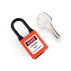 OSHALOCK 38 mm plastic shackle lock out Electrically Non-Conductive Safety Padlock with